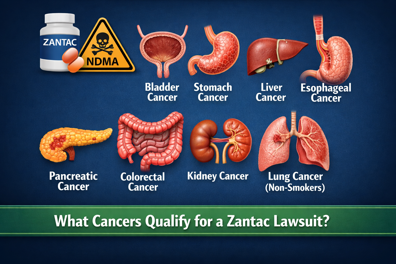 What Cancers Qualify for a Zantac Lawsuit