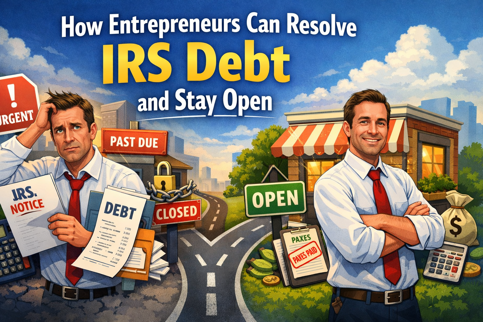 How Entrepreneurs Can Resolve IRS Debt and Stay Open