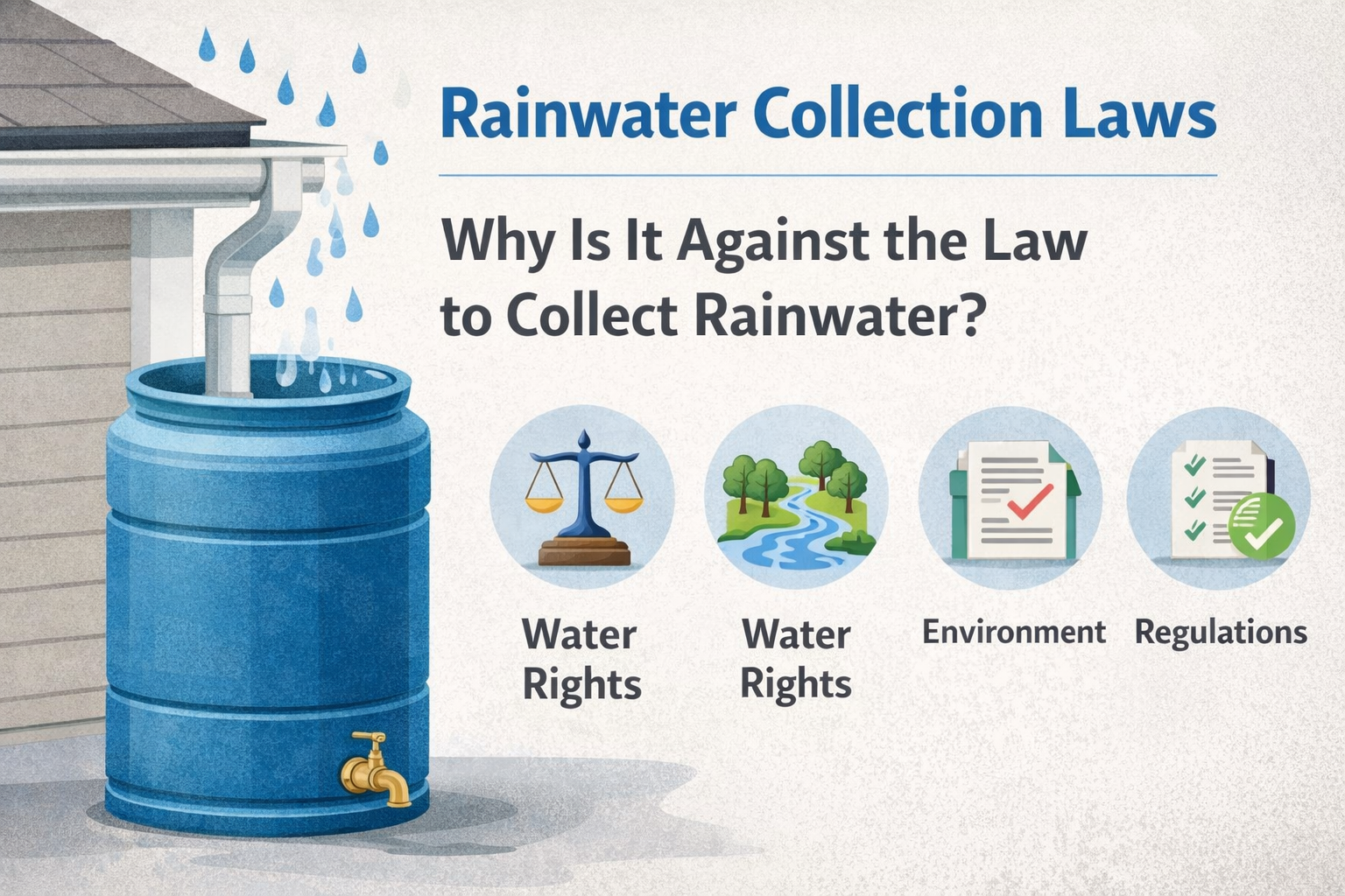 Why Is It Against the Law to Collect Rainwater