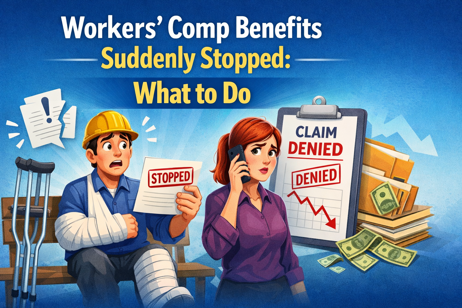 Workers’ Comp Benefits Suddenly Stopped What to Do
