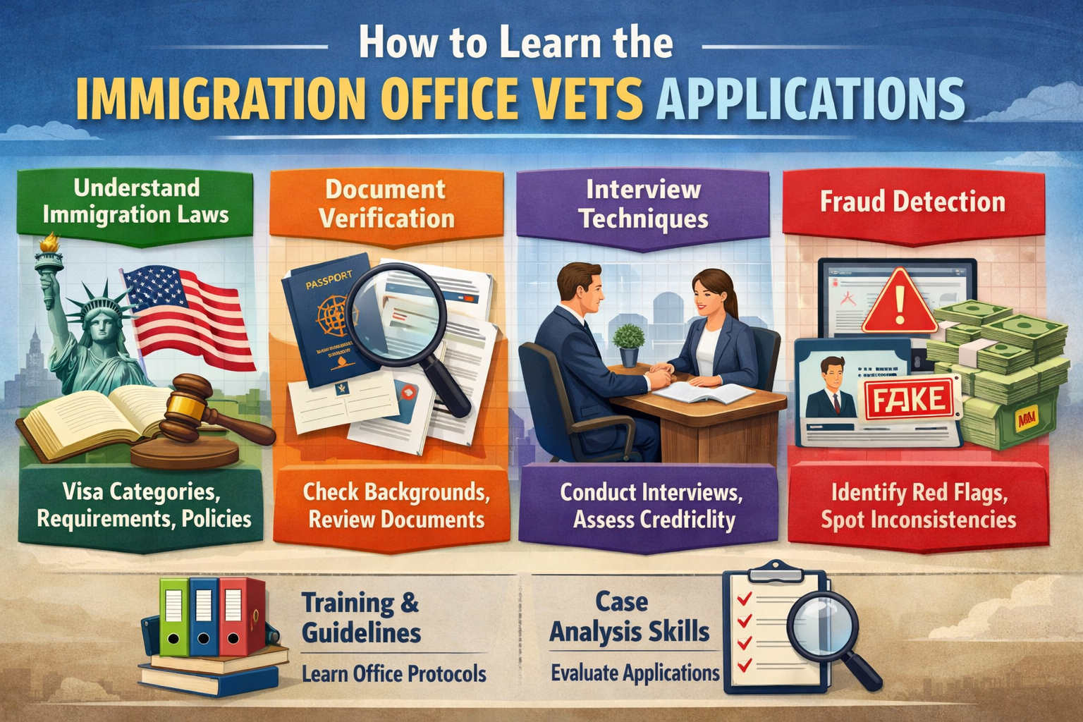 How to Learn the Immigration Office Vets Applications