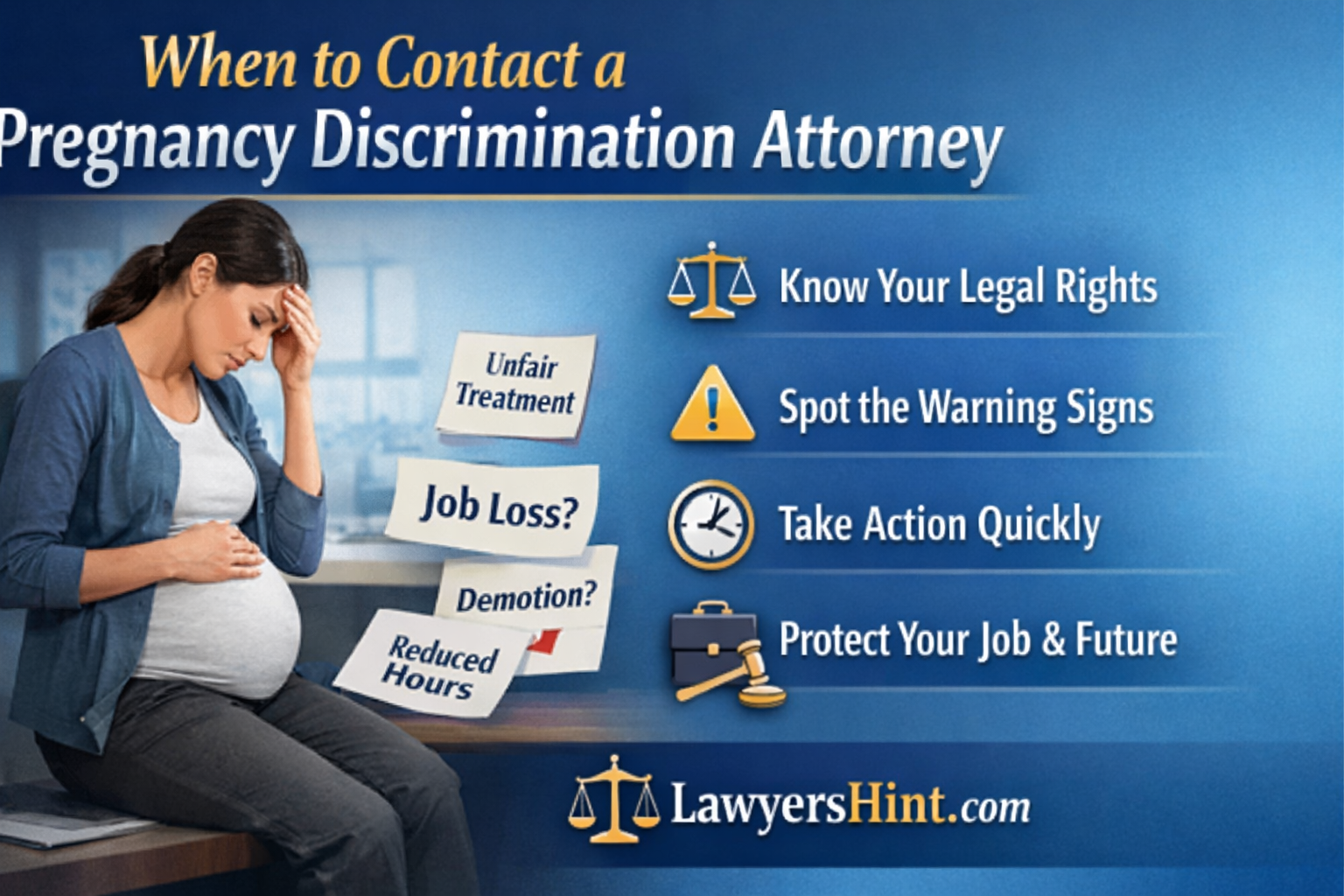 When to Contact Pregnancy Discrimination Attorney