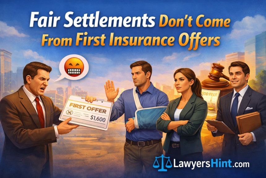 Fair Settlements Don’t Come From First Insurance Offers