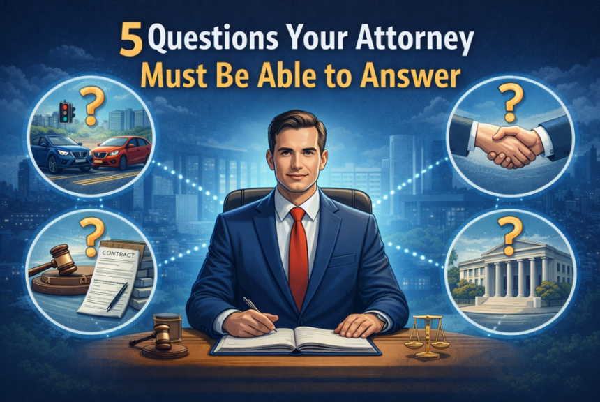 5 Questions Your Attorney Must Be Able to Answer