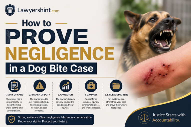 How to Prove Negligence in a Dog Bite Case