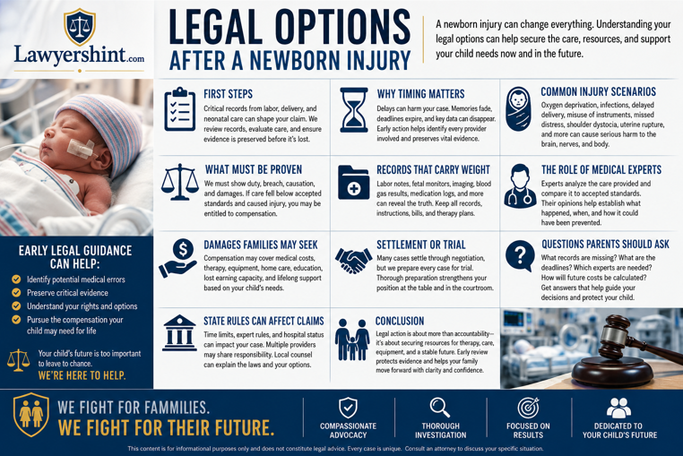 Legal Options After a Newborn Injury