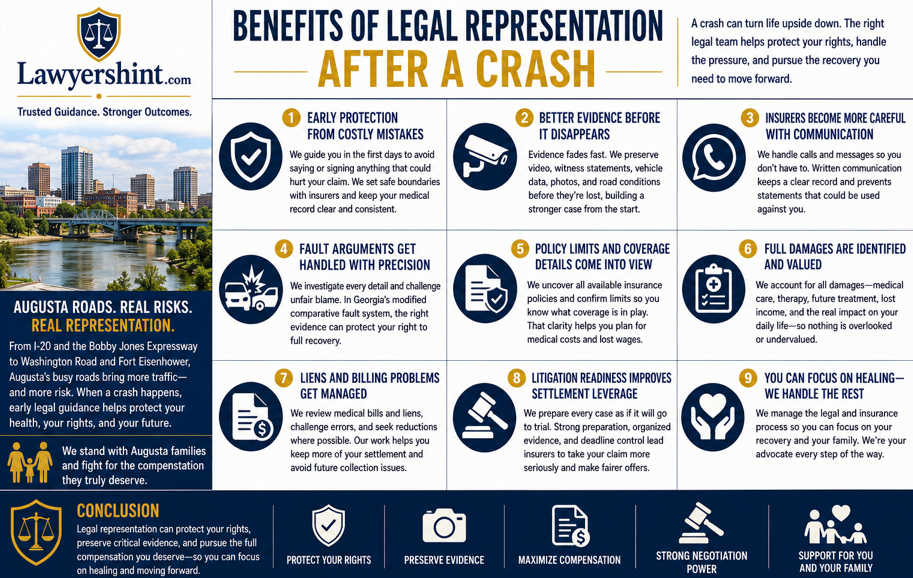 Benefits of Legal Representation After a Crash