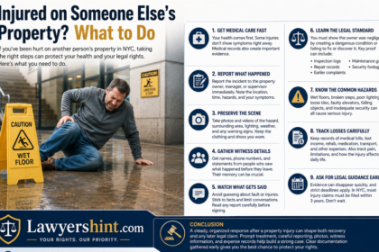 Injured on Someone Else’s Property? What to Do