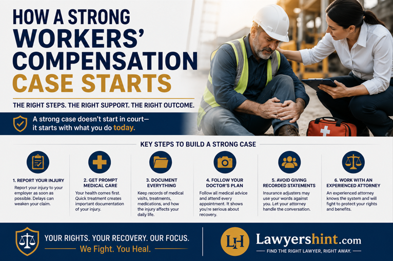 How a strong workers’ compensation case starts