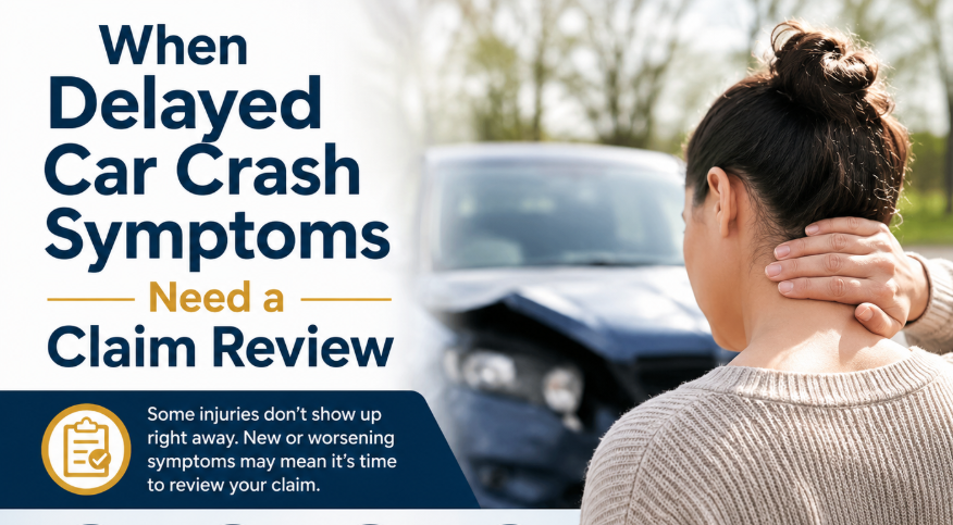 Delayed Car Crash Symptoms