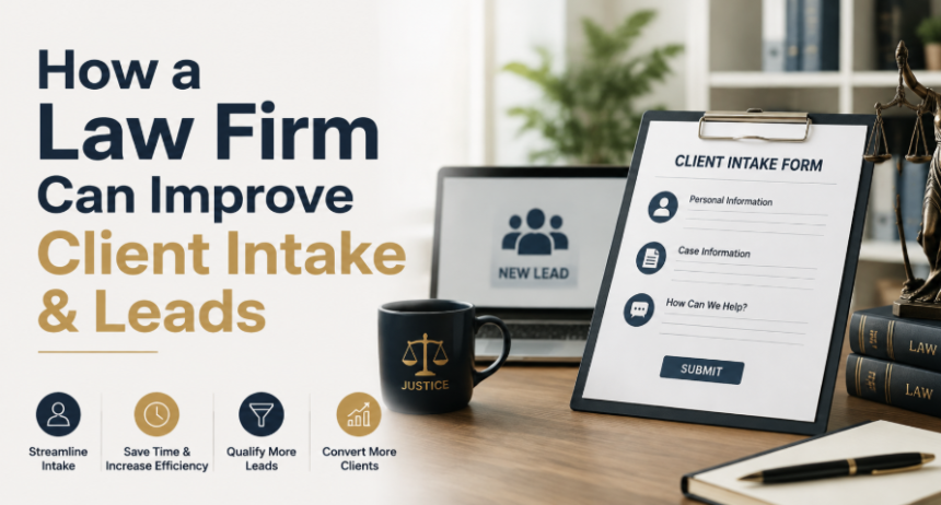How a Law Firm Can Improve Client Intake & Leads