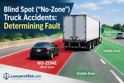 Blind Spot ("No-Zone") Truck Accidents