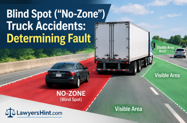 Blind Spot ("No-Zone") Truck Accidents