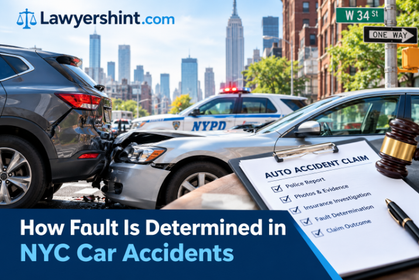 determined in NYC car accidents