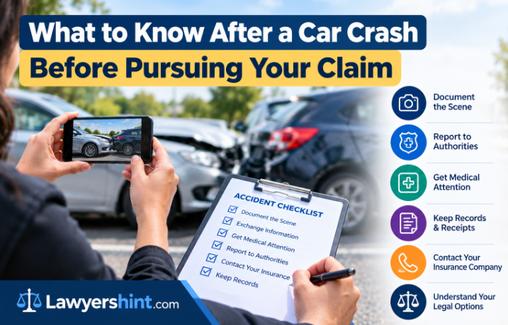 Car Crash Before Pursuing