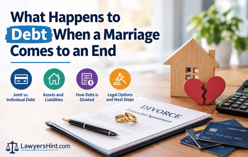 Debt When a Marriage Comes to an End