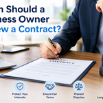 When Should a Business Owner Review a Contract?