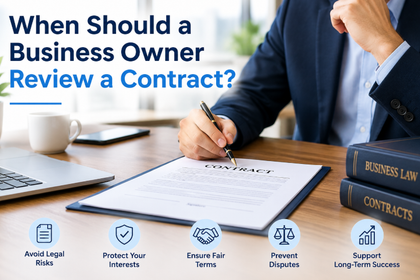 When Should a Business Owner Review a Contract?