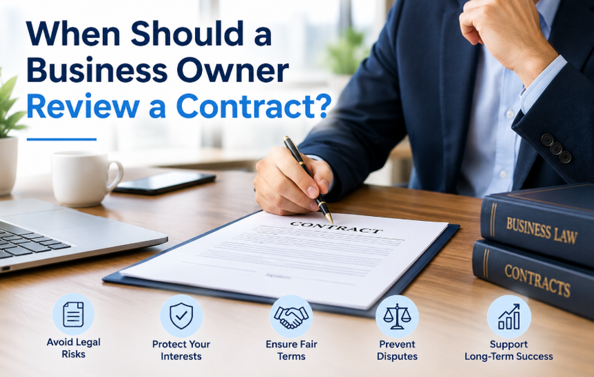 When Should a Business Owner Review a Contract?